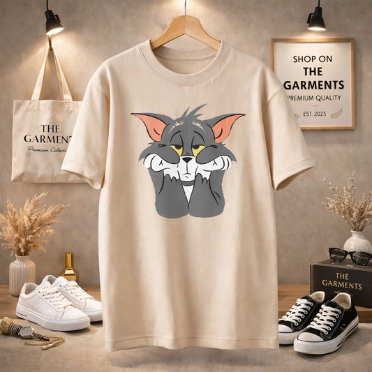 BEIGE T-SHIRT (BORED TOM)