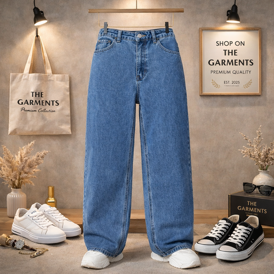 DARK BLUE WIDE LEG