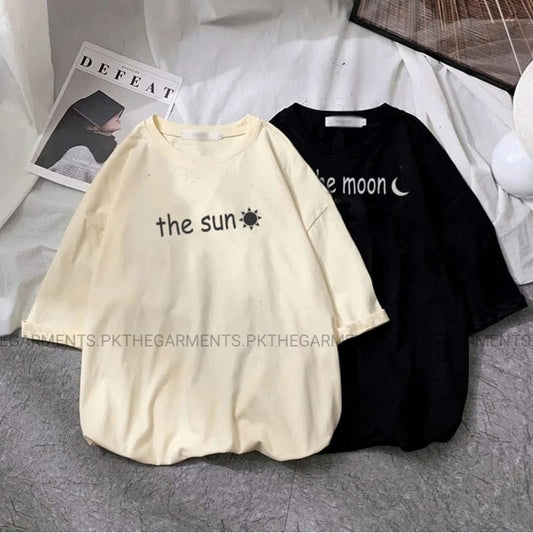PACK OF 2 T-SHIRT THE SUN THE MOON