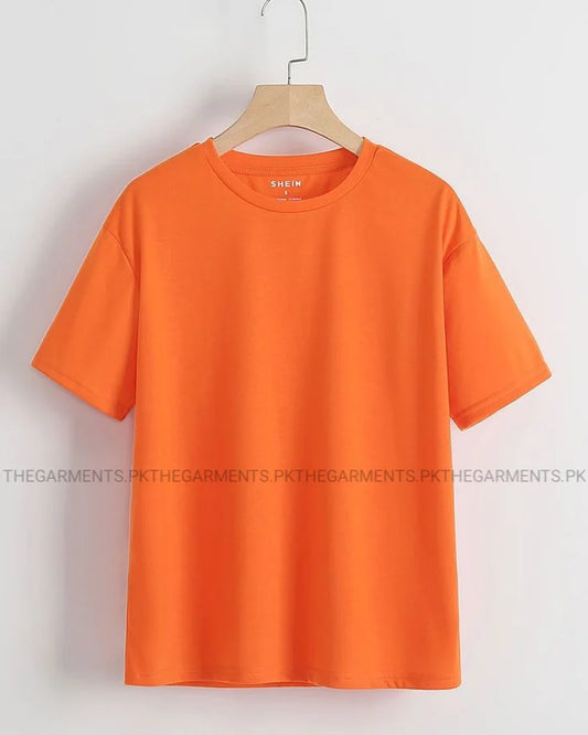 PLAIN ORANGE TSHIRT