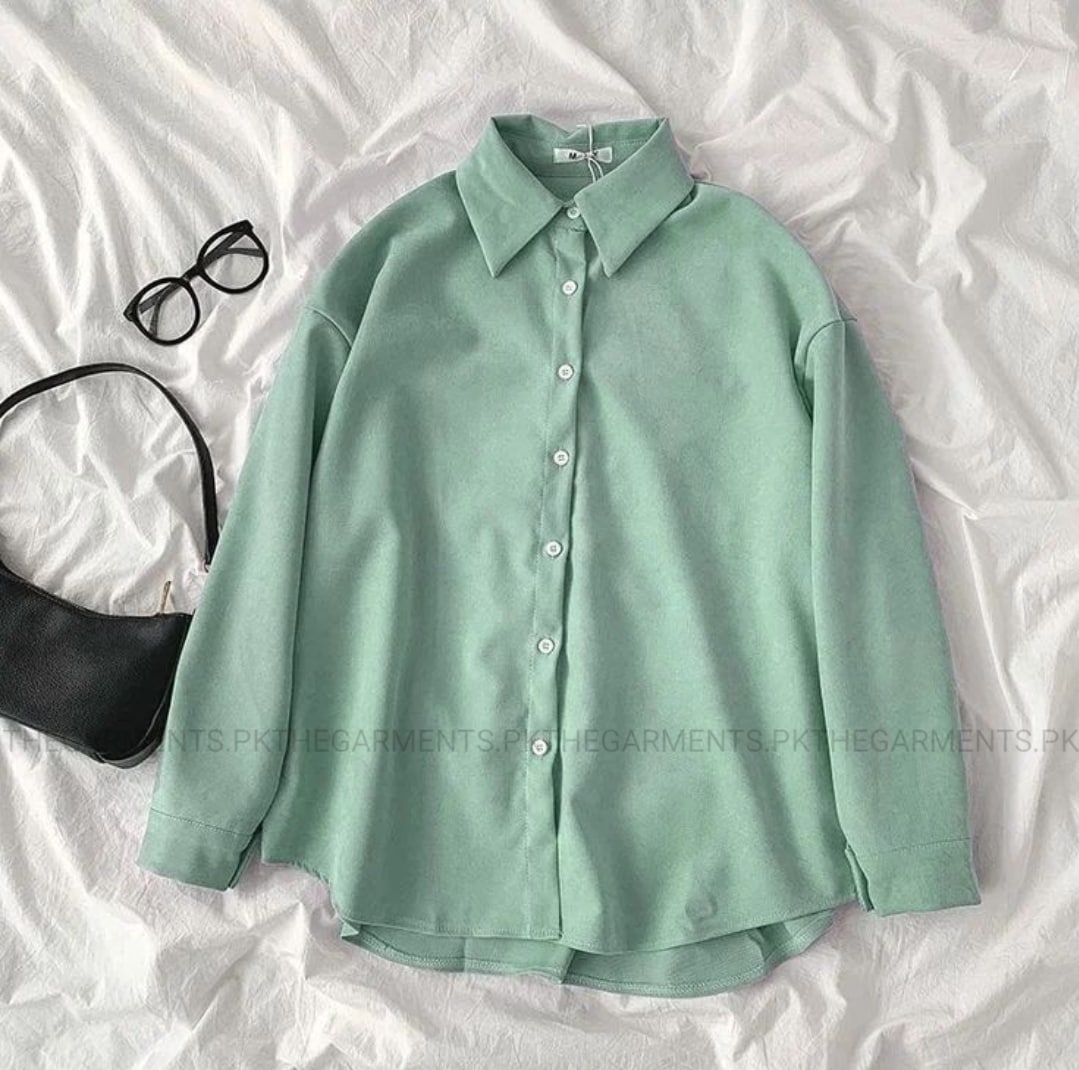 SEA GREEN BUTTON DOWN SHIRT