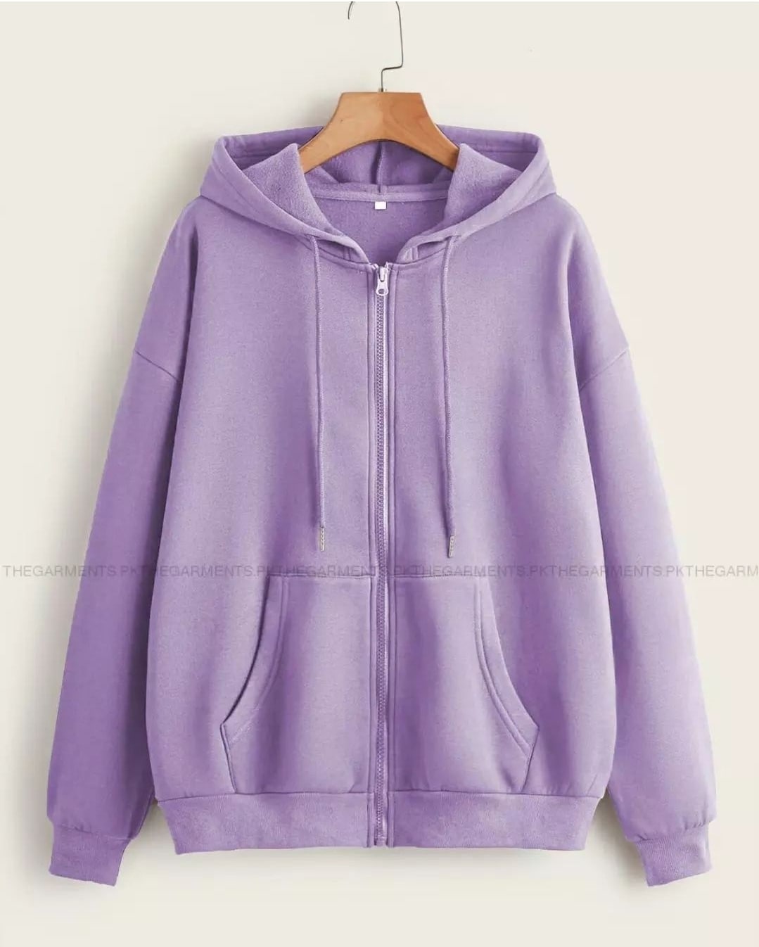 LILAC ZIPPER HOODIE