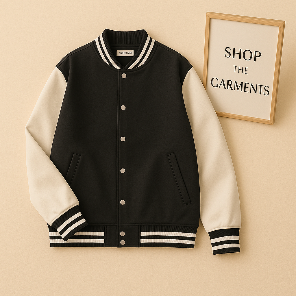 BLACK VARSITY JACKET