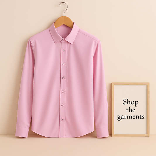 PINK BUTTON DOWN SHIRT