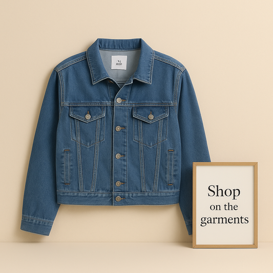MID BLUE DENIM JACKET