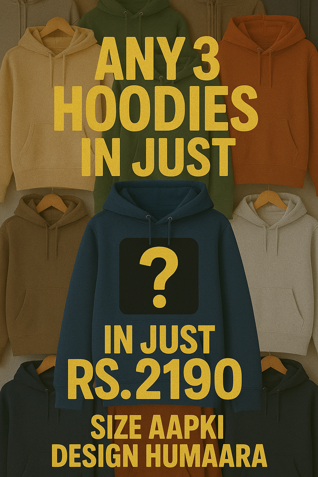 3 SURPRISE HOODIES
