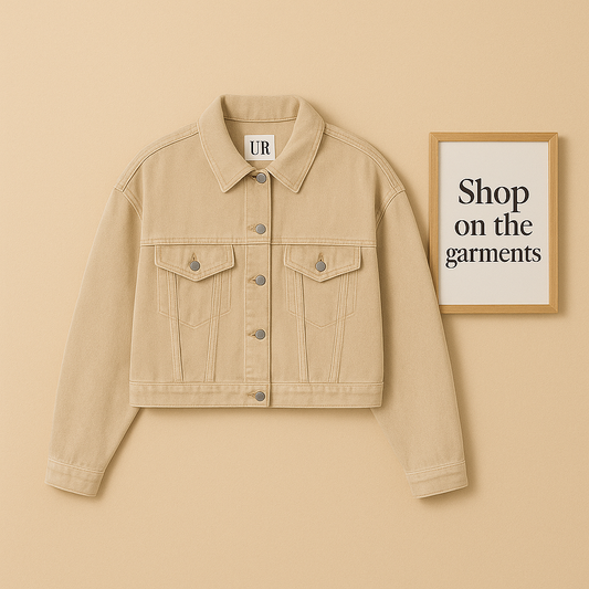 BIEGE DENIM JACKET