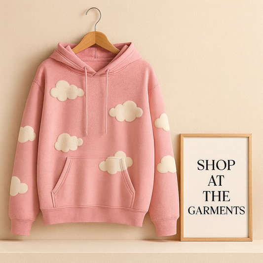 PINK HOODIE CLOUD ALL OVER