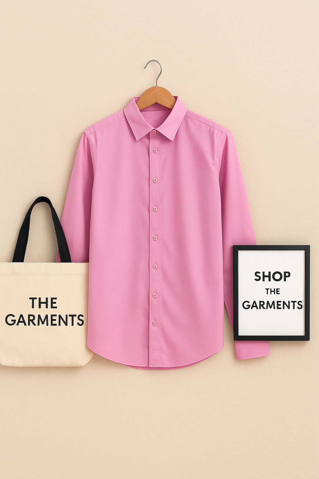 PINK BUTTON DOWN SHIRT