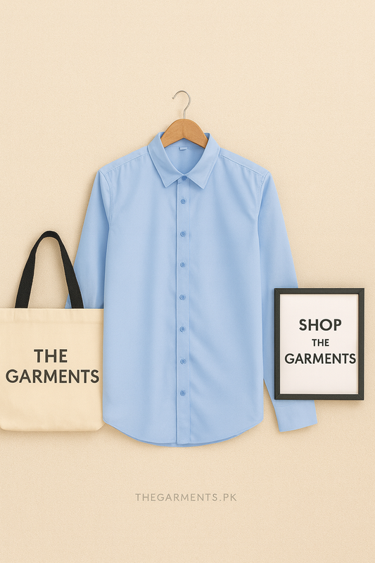 SKY BLUE BUTTON DOWN SHIRT