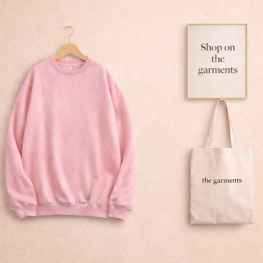 PLAIN PINK SWEATSHIRT