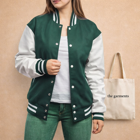 GREEN VARSITY JACKET
