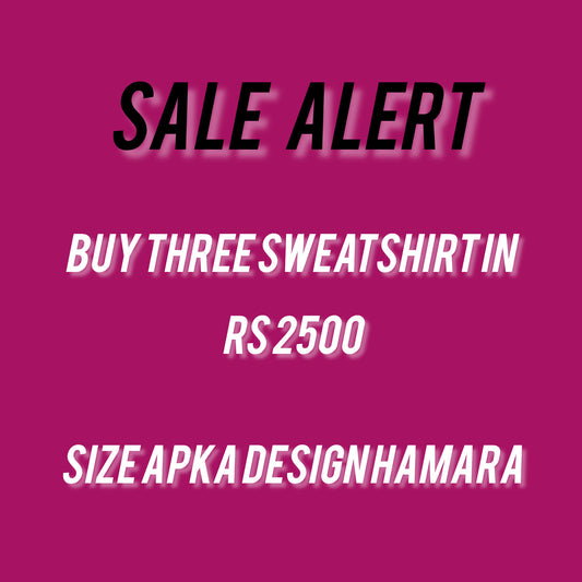 Sale( 3 sweatshirt)