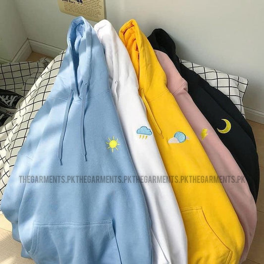 PACK OF 5 HOODIES( SUN,MOON, CLOUD)