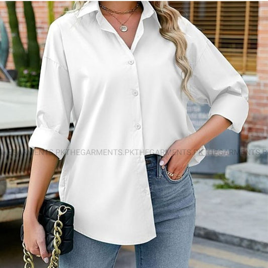 WHITE BUTTON DOWN SHIRT