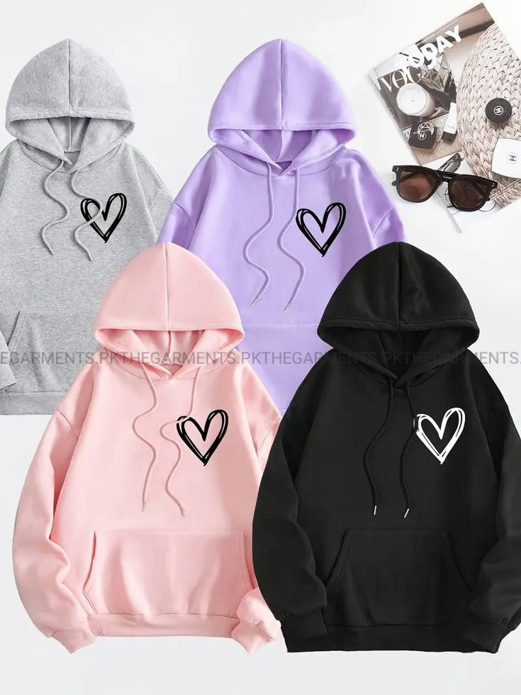 SHREDED HEART POCKET HOODIE