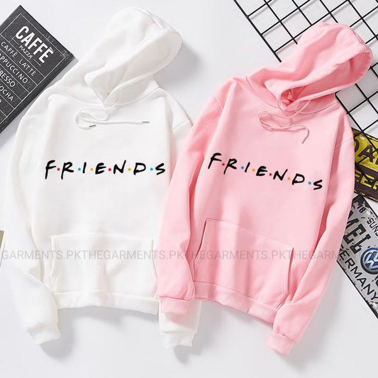 PACK OF WHITE AND PINK HOODIE( FRIENDS)