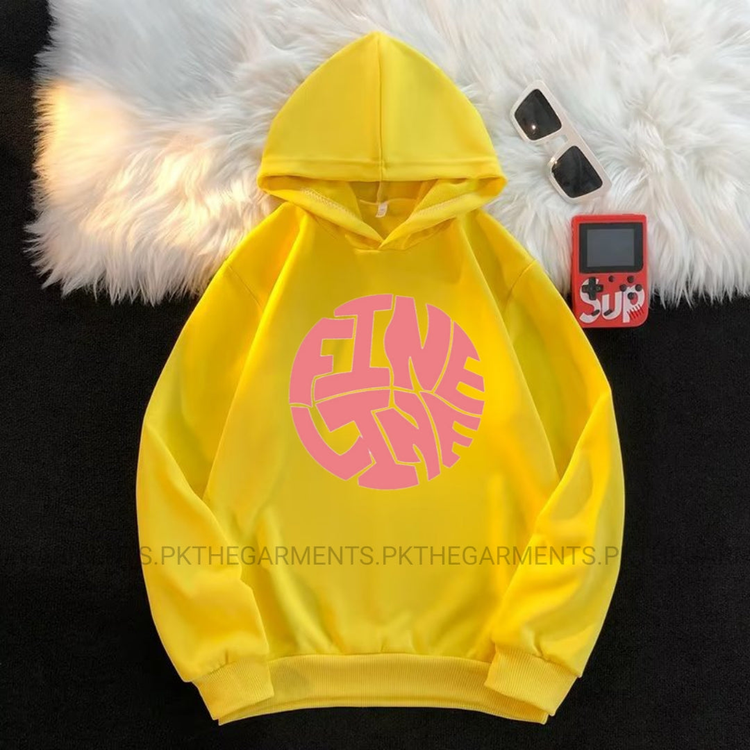 FINE LINE YELLLOW HOODIE