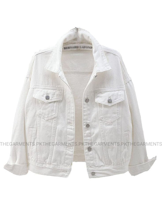 WHITE DENIM JACKET