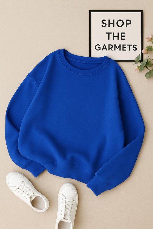 PLAIN ROYAL BLUE SWEATSHIRT
