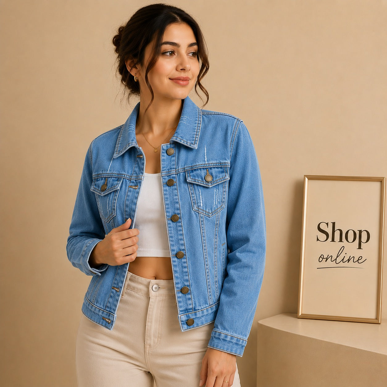 SKY BLUE DENIM JACKET