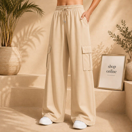 BEIGE CARGO TROUSER