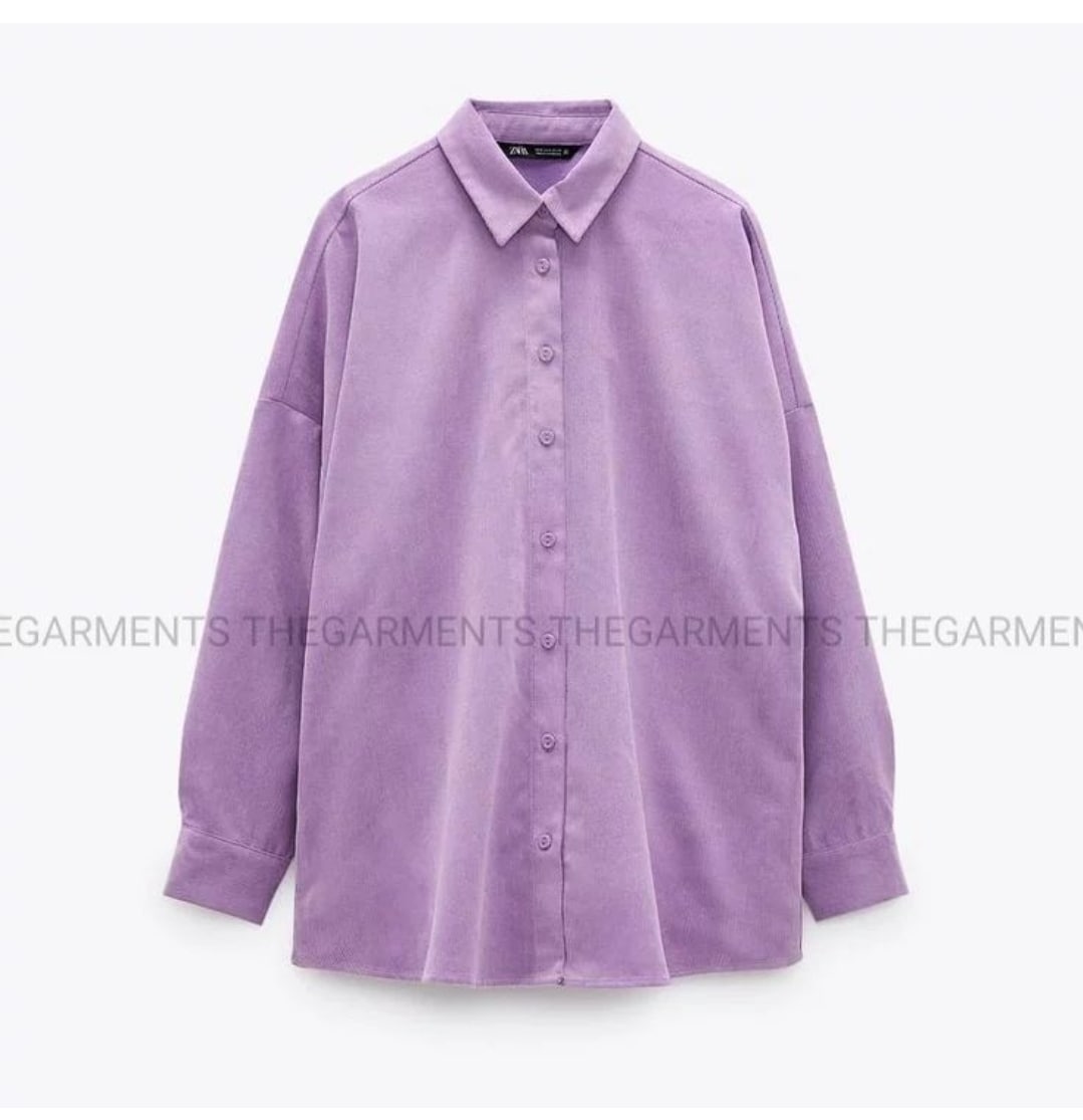 LILAC BUTTON DOWN SHIRT