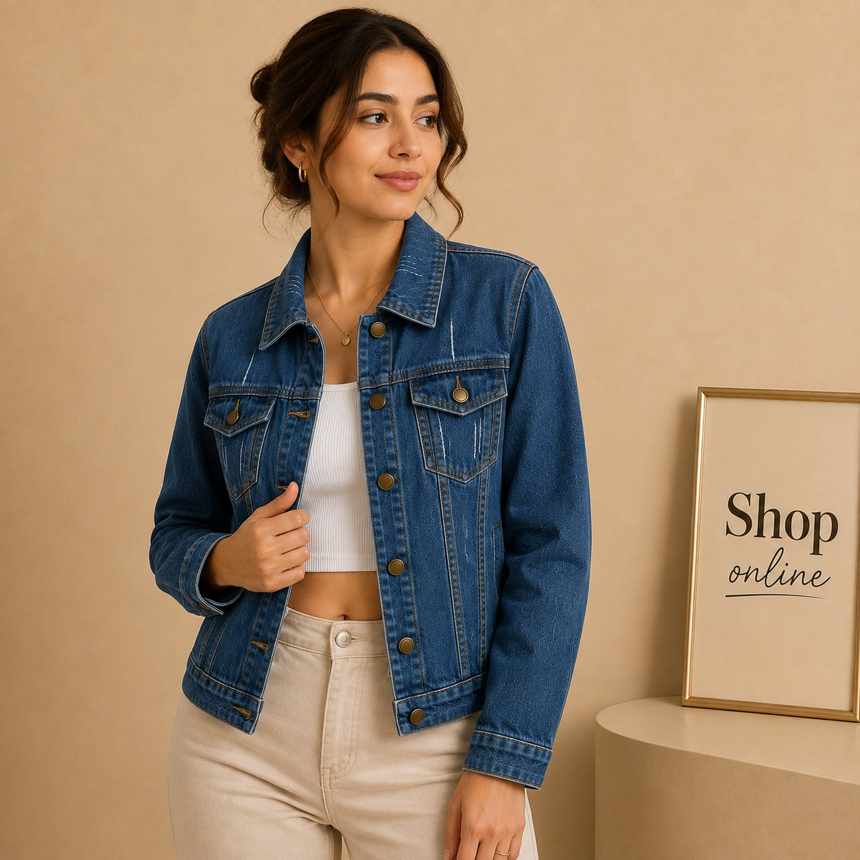 DARK BLUE DENIM JACKET