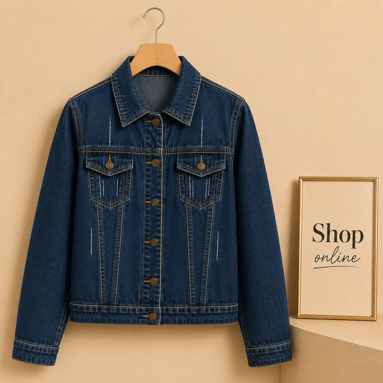 DARK BLUE DENIM JACKET