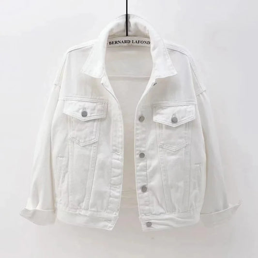 WHITE DENIM JACKET