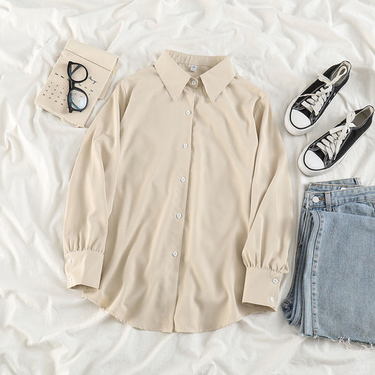 CREAM BUTTON DOWN SHIRT