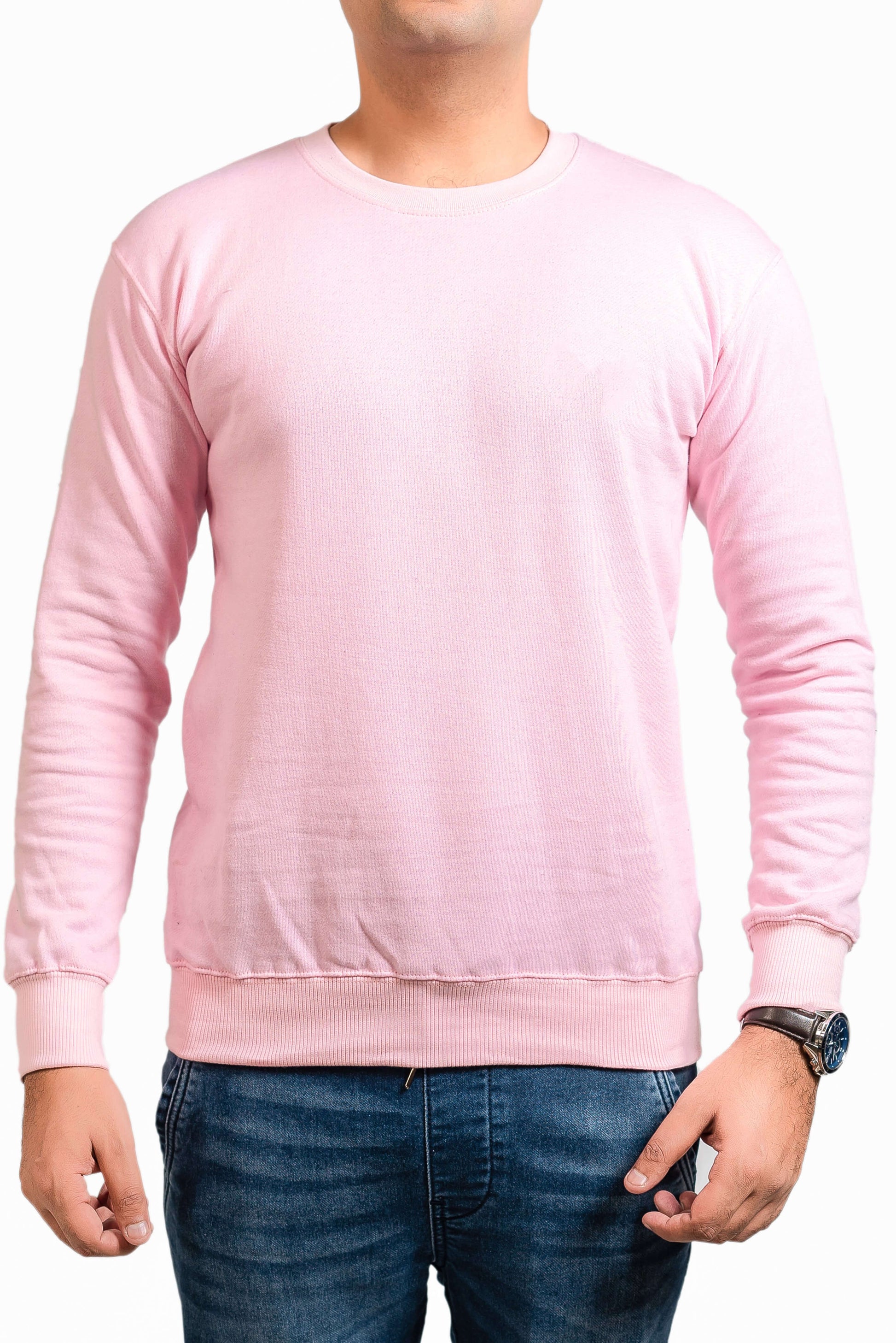 Basic Lt. Pink Sweatshirt // Men - teehoodie.co