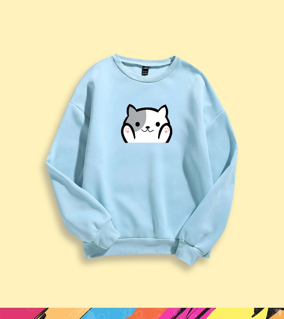 POCKET CAT SWEATSHIRT - teehoodie.co