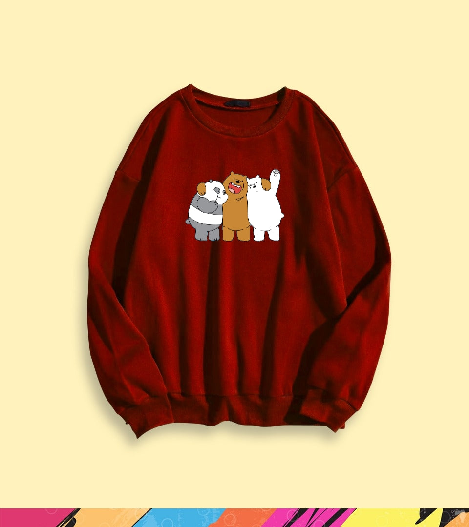 ENJOYING WE BARE BEARS SWEATSHIRT - teehoodie.co