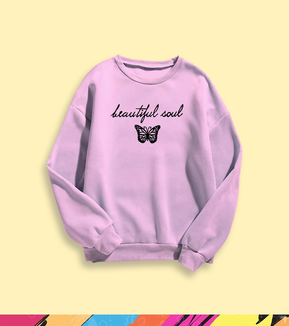 BEAUTIFUL SOUL BUTTERFLY SWEATSHIRT - teehoodie.co