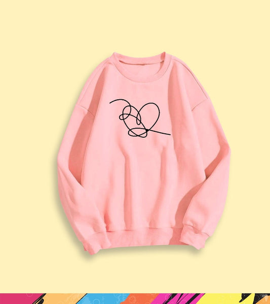 STRING HEART SWEATSHIRT - teehoodie.co