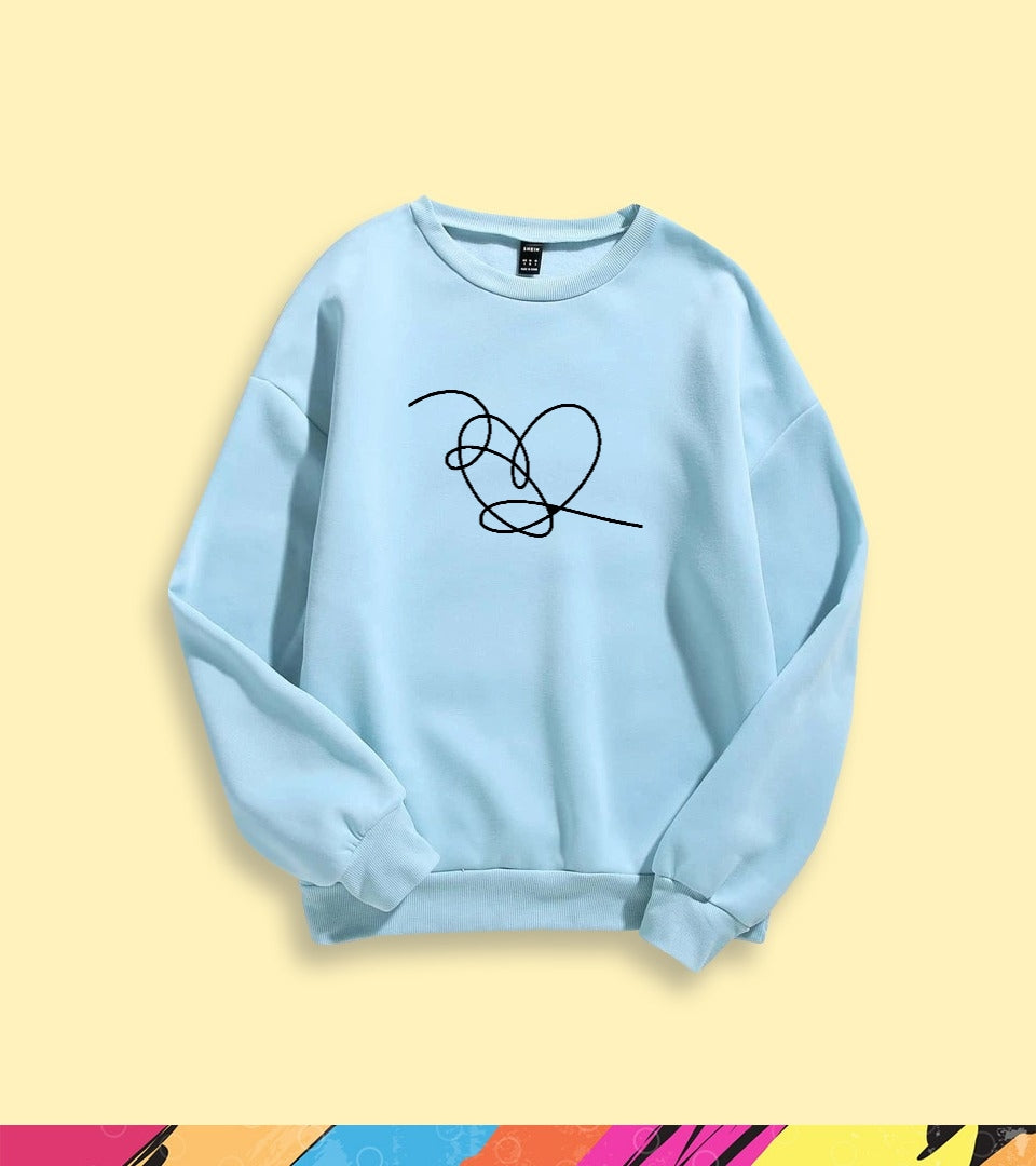 STRING HEART SWEATSHIRT - teehoodie.co