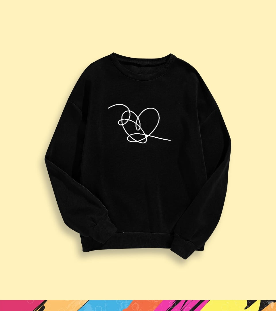 STRING HEART SWEATSHIRT - teehoodie.co