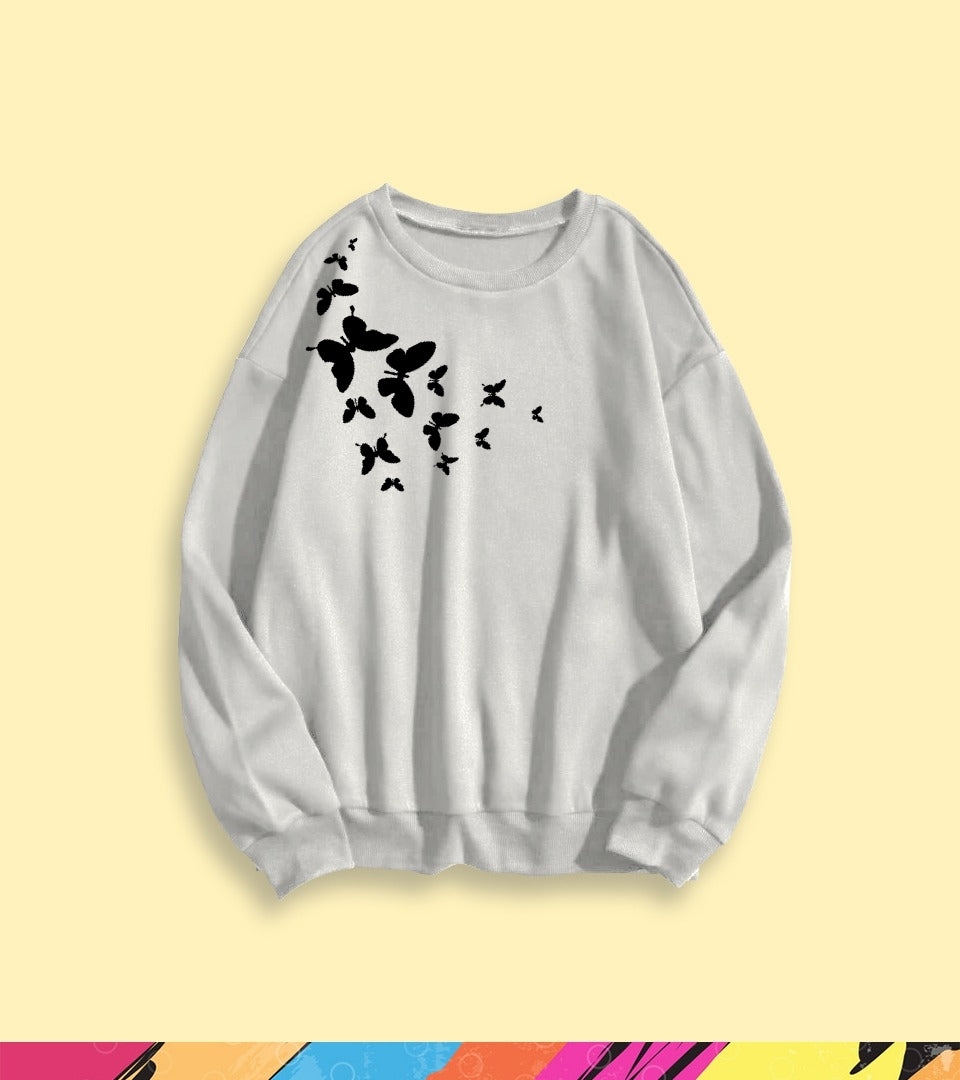 CUTE LITTLE BUTTERFLY SWEATSHIRT - teehoodie.co