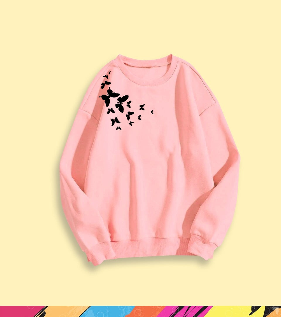 CUTE LITTLE BUTTERFLY SWEATSHIRT - teehoodie.co