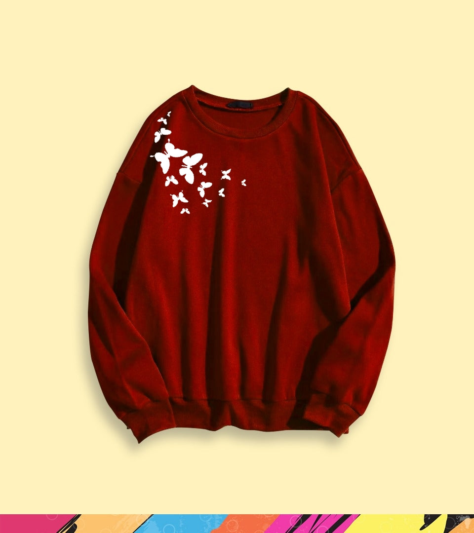 CUTE LITTLE BUTTERFLY SWEATSHIRT - teehoodie.co