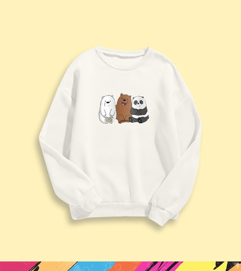 THREE BEAR FRIENDS SWEATSHIRT - teehoodie.co