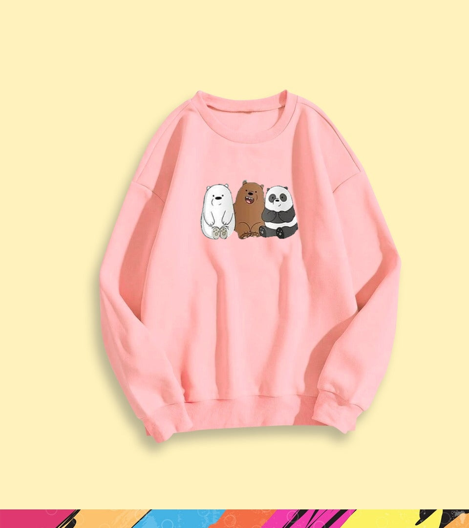 THREE BEAR FRIENDS SWEATSHIRT - teehoodie.co