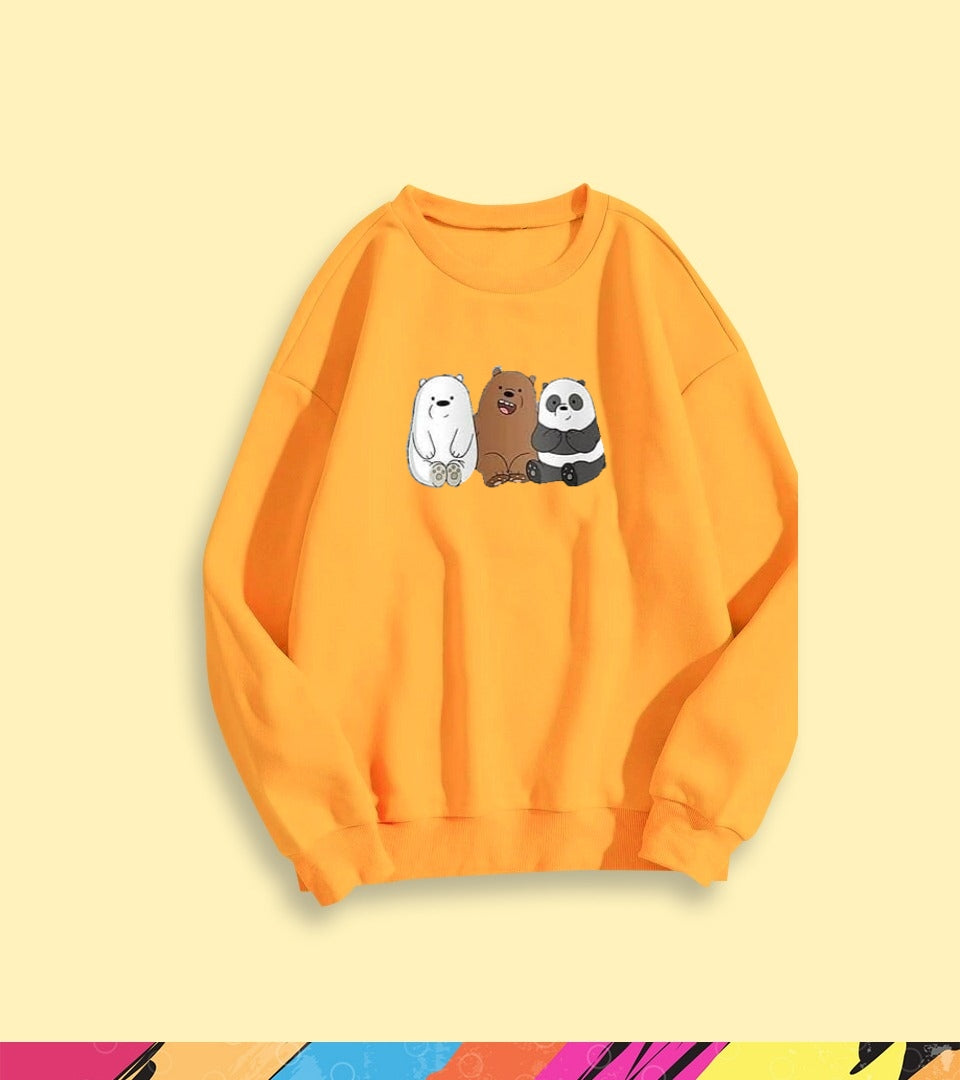 THREE BEAR FRIENDS SWEATSHIRT - teehoodie.co