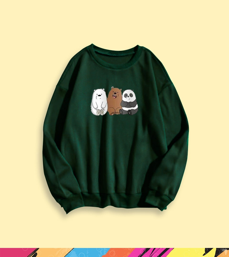 THREE BEAR FRIENDS SWEATSHIRT - teehoodie.co