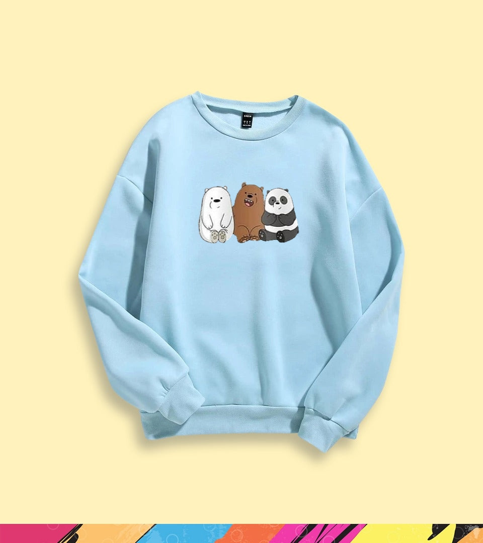 THREE BEAR FRIENDS SWEATSHIRT - teehoodie.co