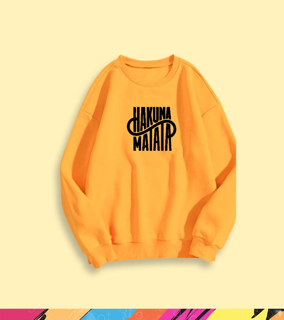 HAKUNA MATATA SWEATSHIRT - teehoodie.co