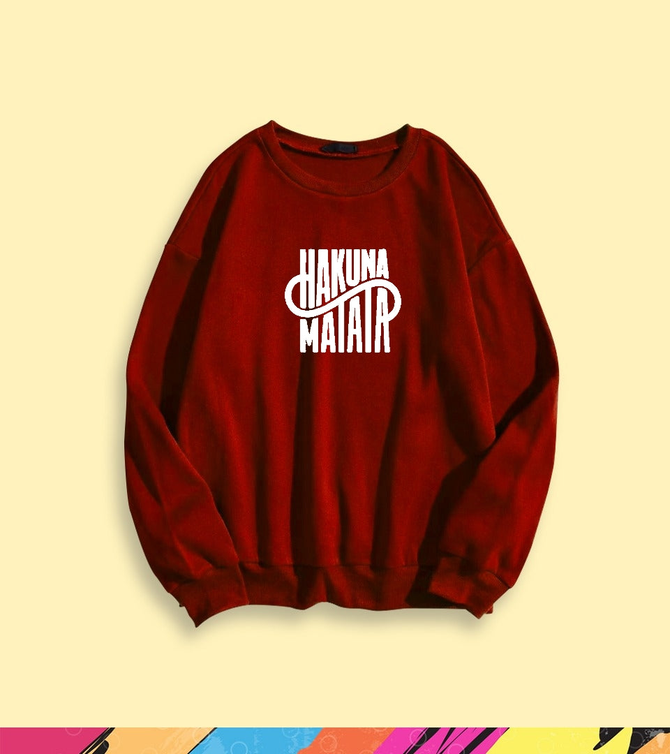 HAKUNA MATATA SWEATSHIRT - teehoodie.co