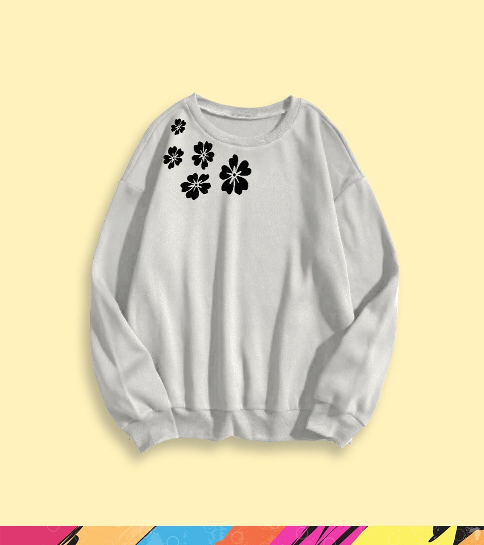 CUTE FLOWER SWEATSHIRT - teehoodie.co