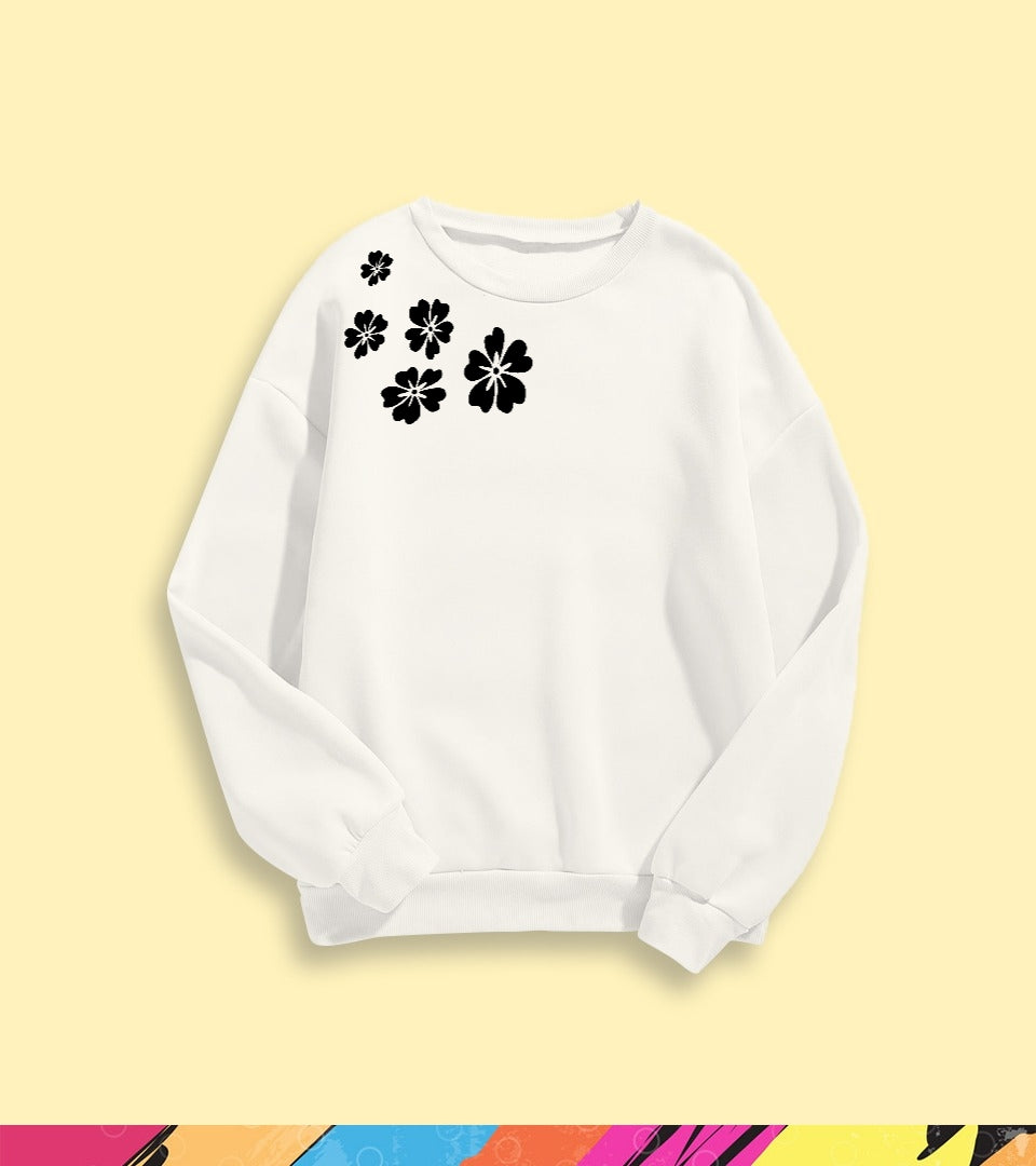 CUTE FLOWER SWEATSHIRT - teehoodie.co